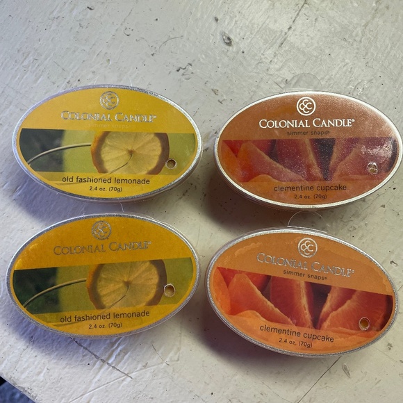 Colonial Candle Other - Colonial Candle Wax Melts Simmer Snaps Set of 4 BRAND NEW